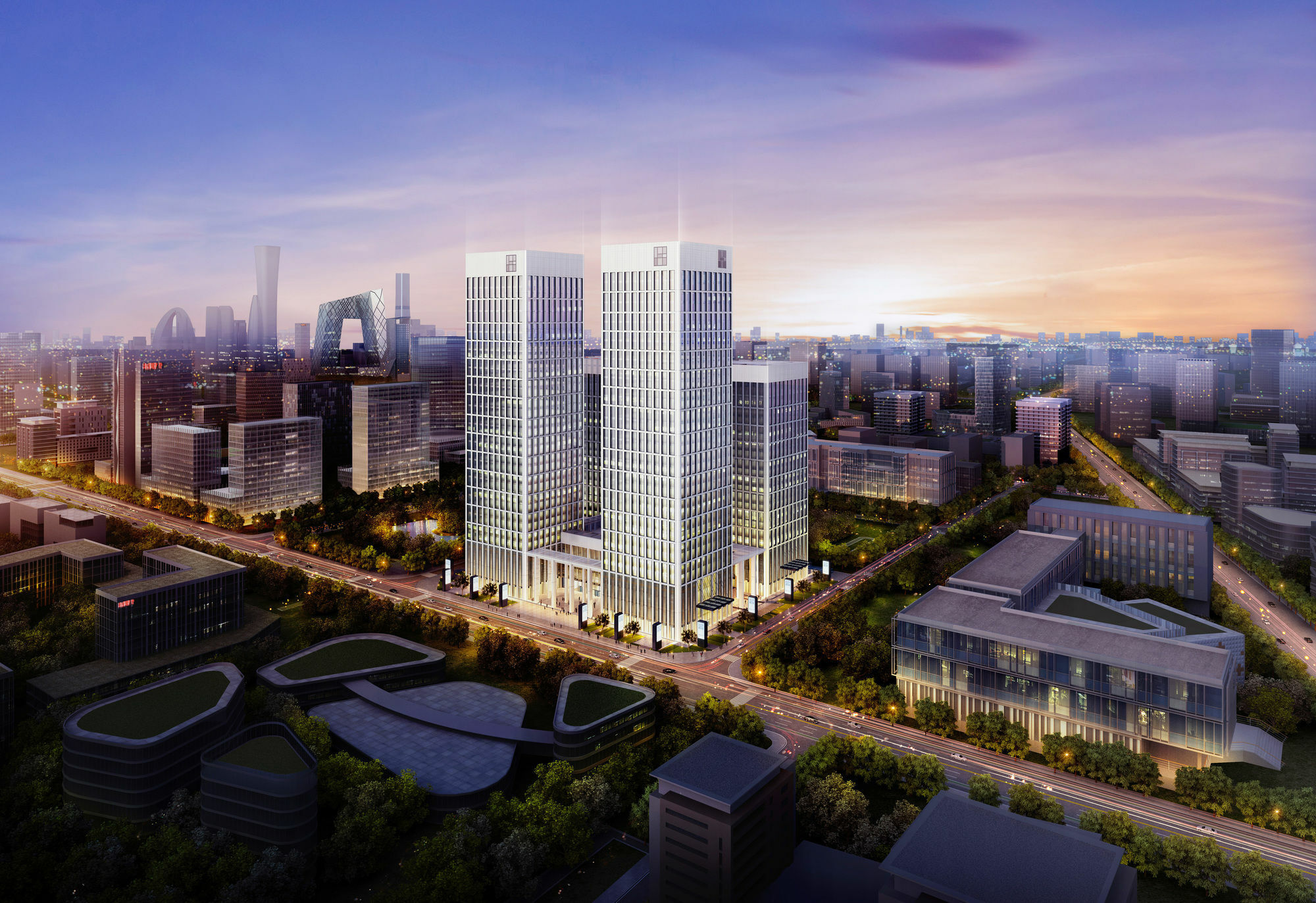 Oakwood Residence Damei Pekin Zewnętrze zdjęcie